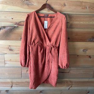 Corduroy Long Sleeve Dress
